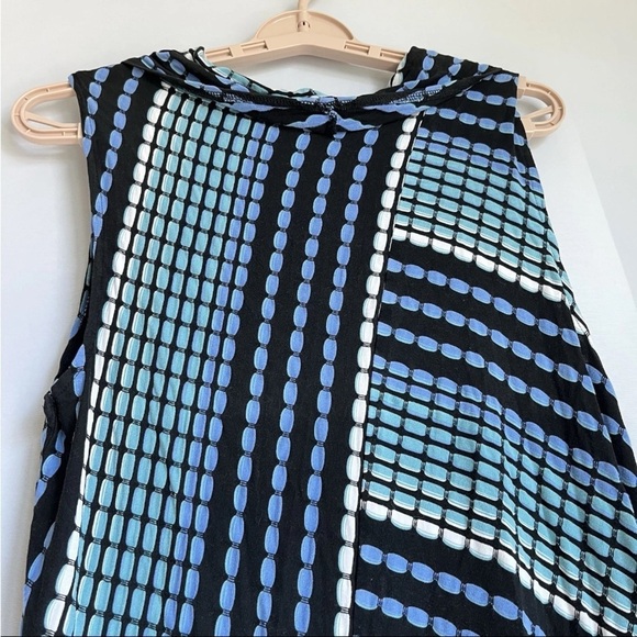 Habitat Clothes To Live In Dress Sz M Artsy Textured Polka Dots Asymmetrical EUC - Picture 14 of 14